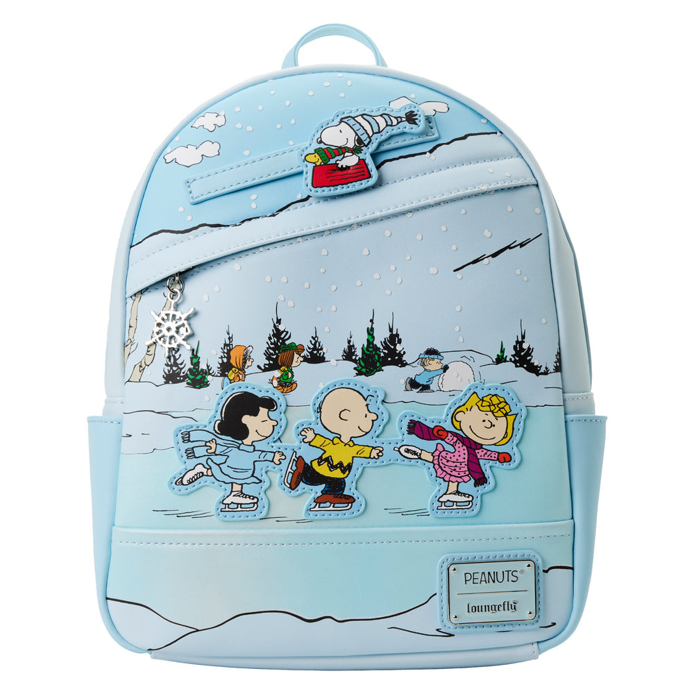 Charlie Brown Ice Skating Mini Backpack