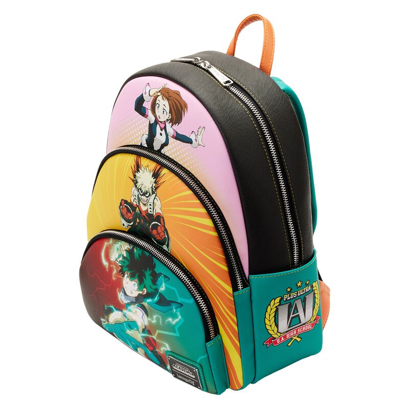 My Hero Academia Triple Pocket Scene Mini Backpack