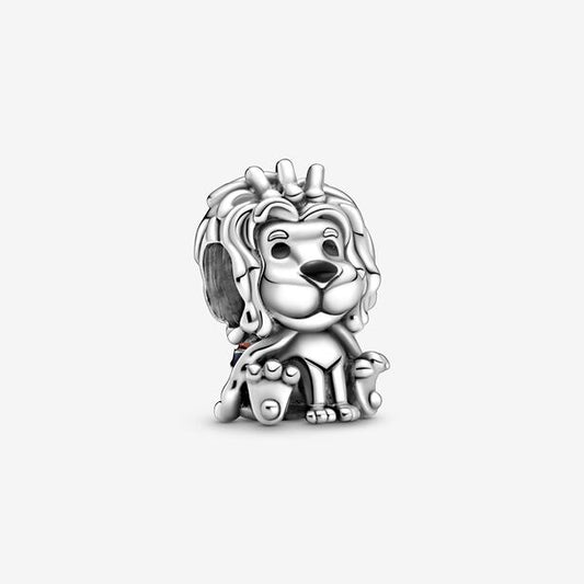 Wavy Union Jack Lion Charm