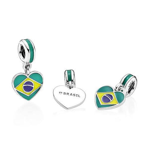 Pandora charm de viaje lugar BRAZIL importado