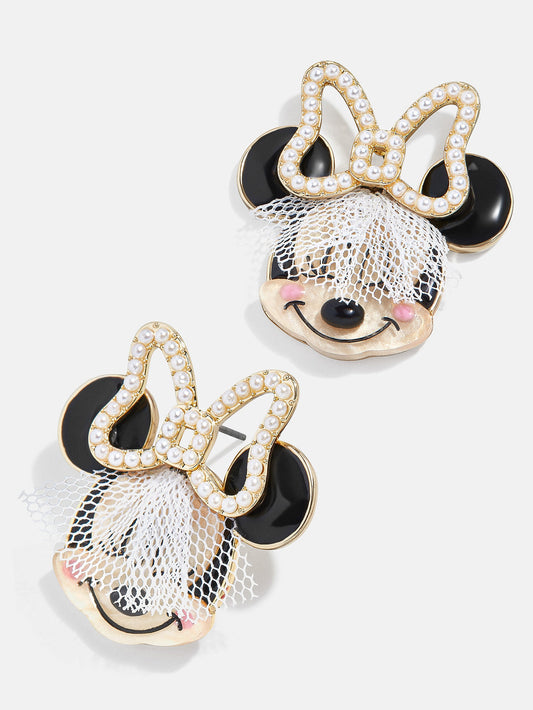 Bridal Minnie Mouse Disney Earrings