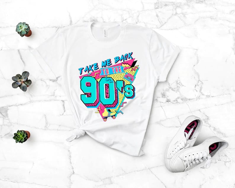 Playera 90´S Unisex