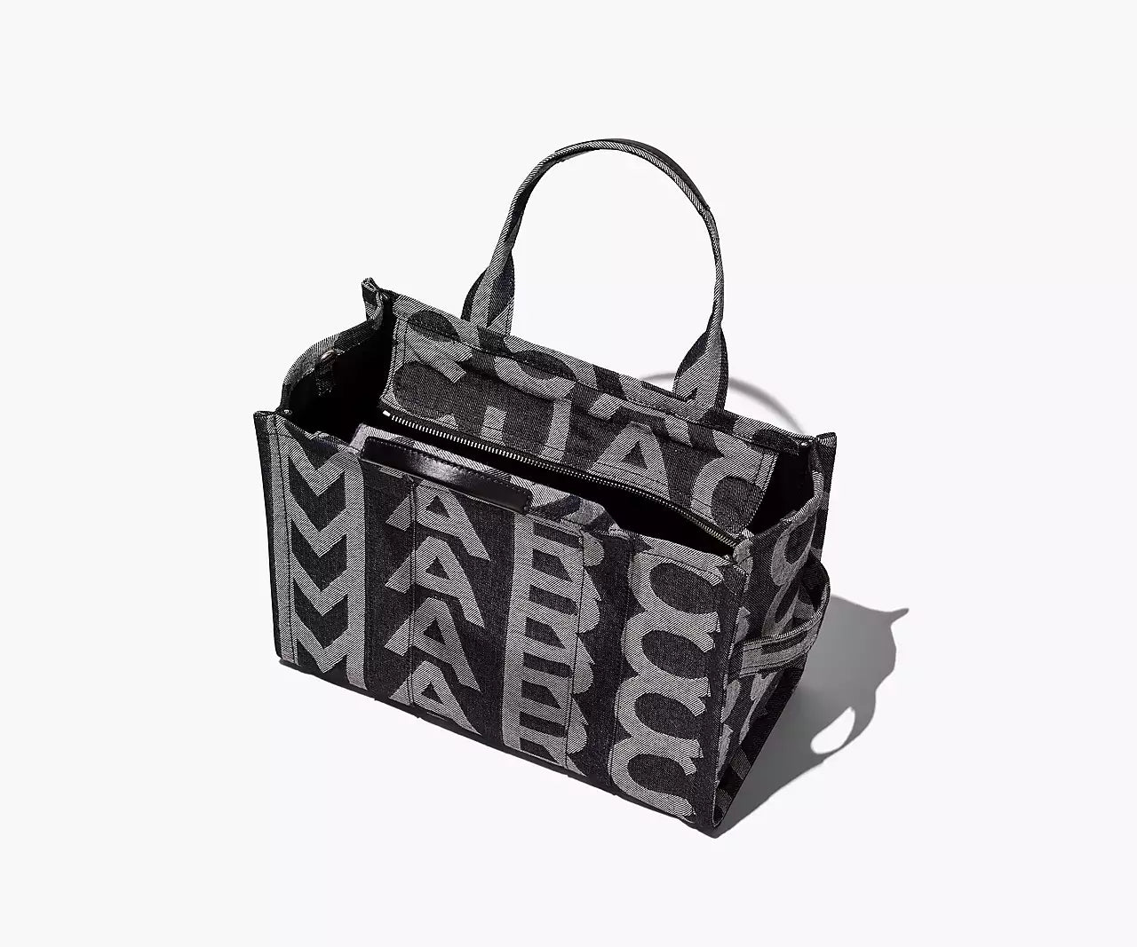 THE MONOGRAM DENIM MEDIUM TOTE BAG