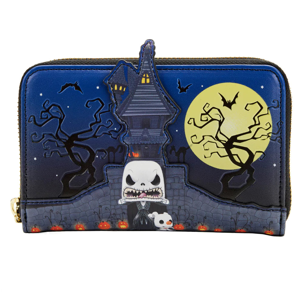 Funko Pop! by Loungefly Jack Skellington Glow Zip Around Wallet