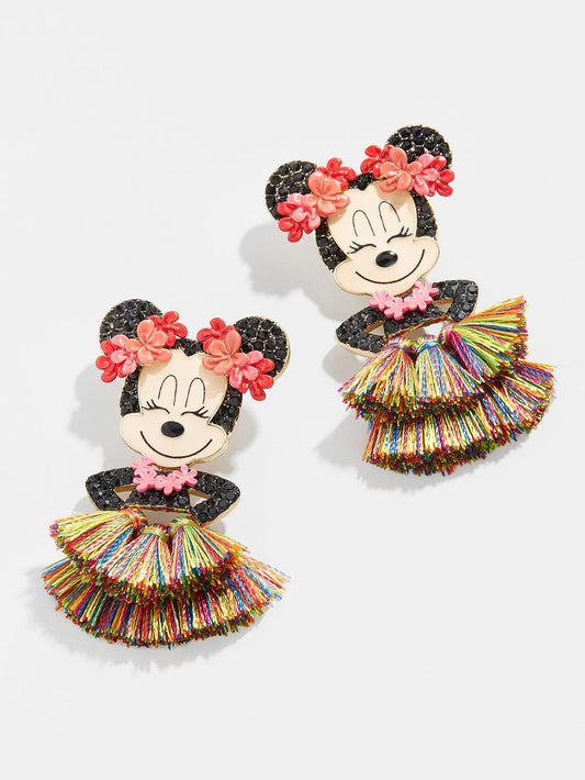 Hula Minnie Mouse Disney Earrings