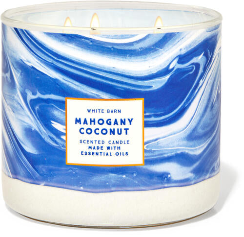 Bath & Body Works Vela Jumbo Mahogany Coconut