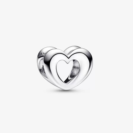 Radiant Open Heart Charm