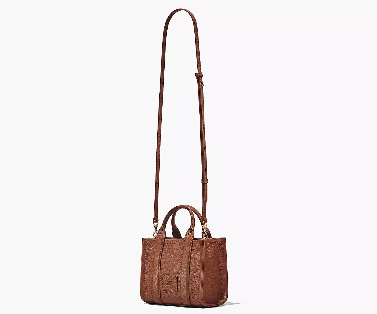 THE LEATHER MICRO TOTE BAG- Argan