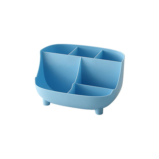Organizador para escritorio con 6 compartimentos - Azul Claro