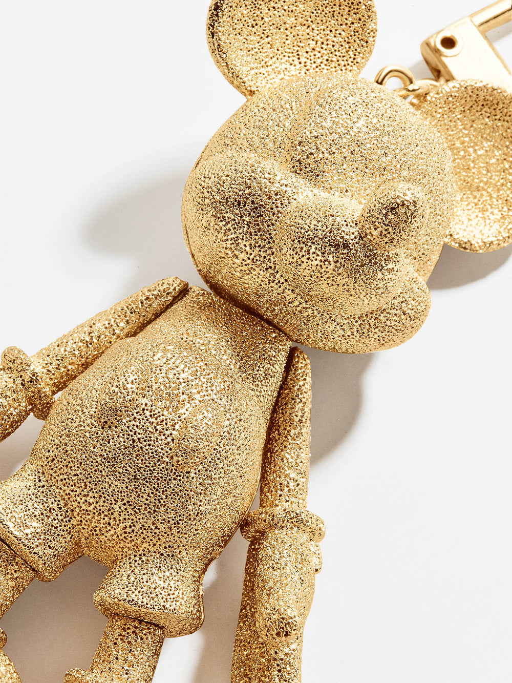 Mickey Mouse Disney Bag Charm: Gold Glitter