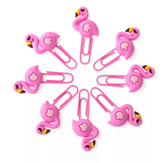 8 Clips Flamingo