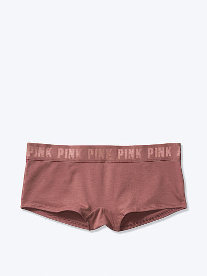 Victorias Secret LOGO BOYSHORT Cocoa