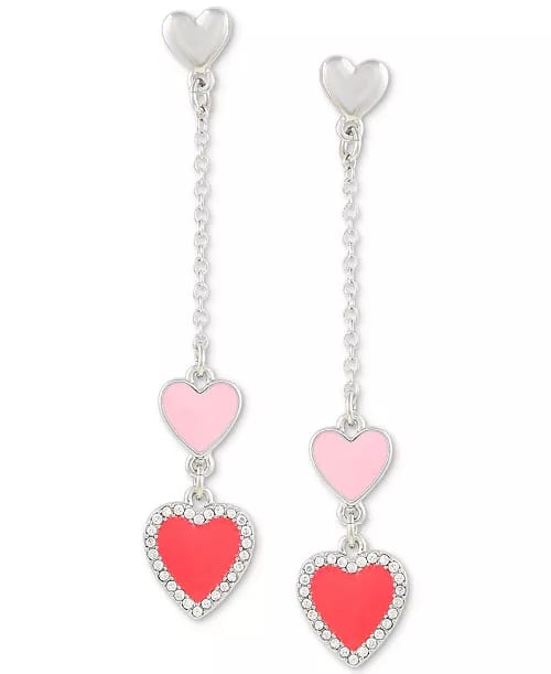 Heart Linear Earrings