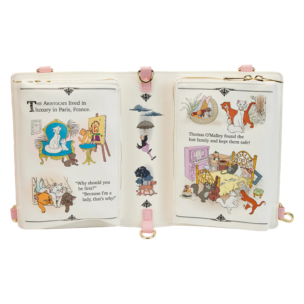 The Aristocats Book Convertible Crossbody Bag