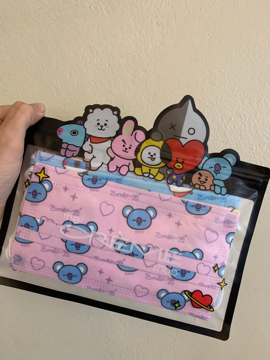 SET CUBRE BOCAS BTS BT21