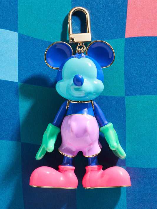 Mickey Mouse Disney Bag Charm: Multicolored Enamel