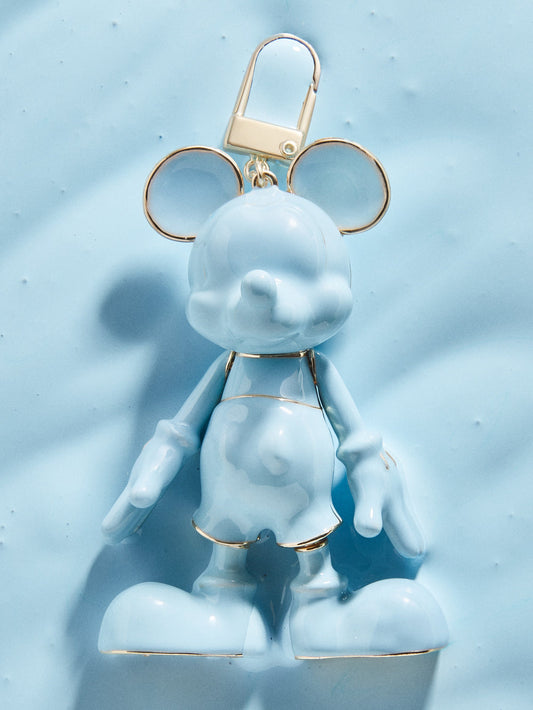 Mickey Mouse Disney Bag Charm: Light Blue Enamel