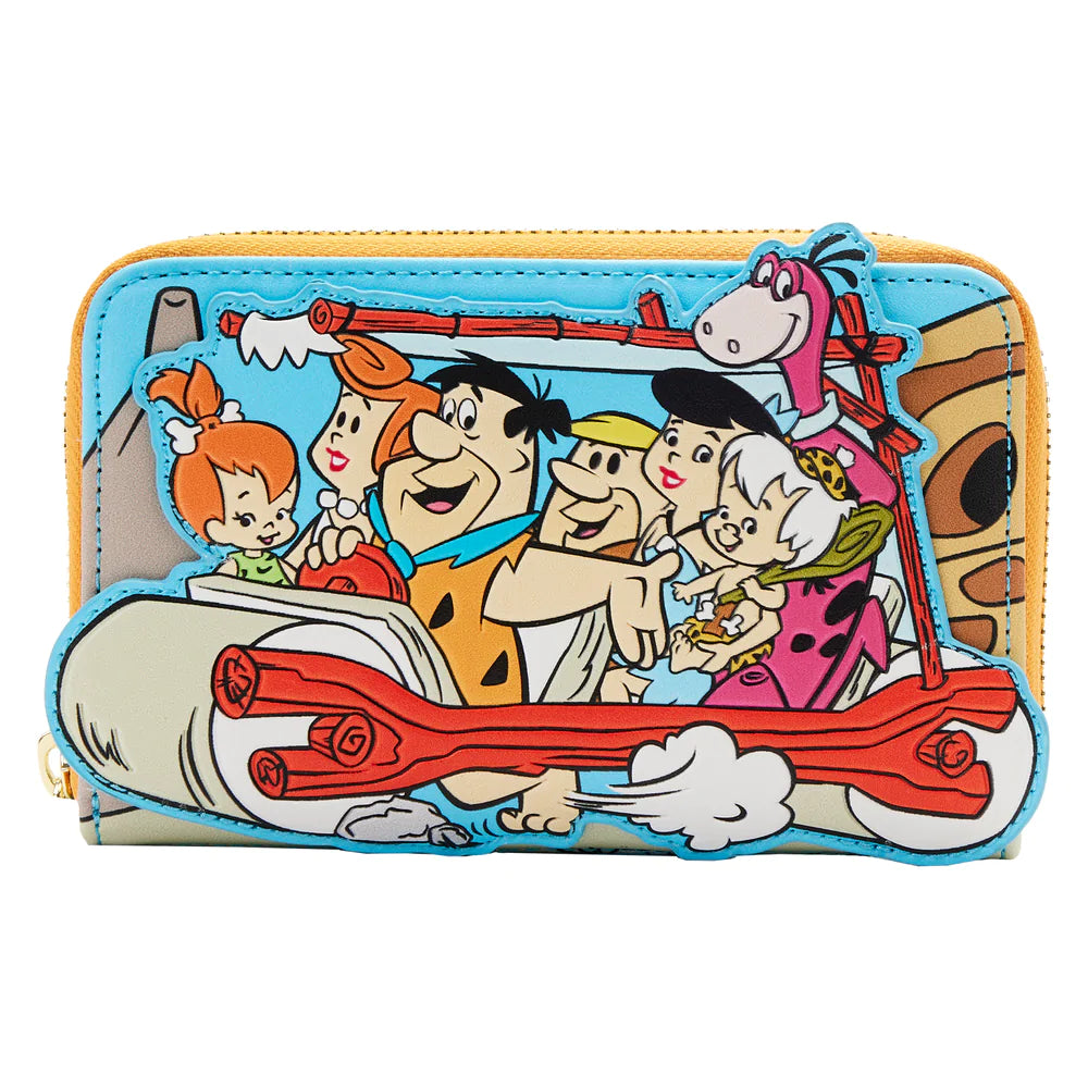 Exclusive - The Flintstones Flintmobile Zip Around Wallet