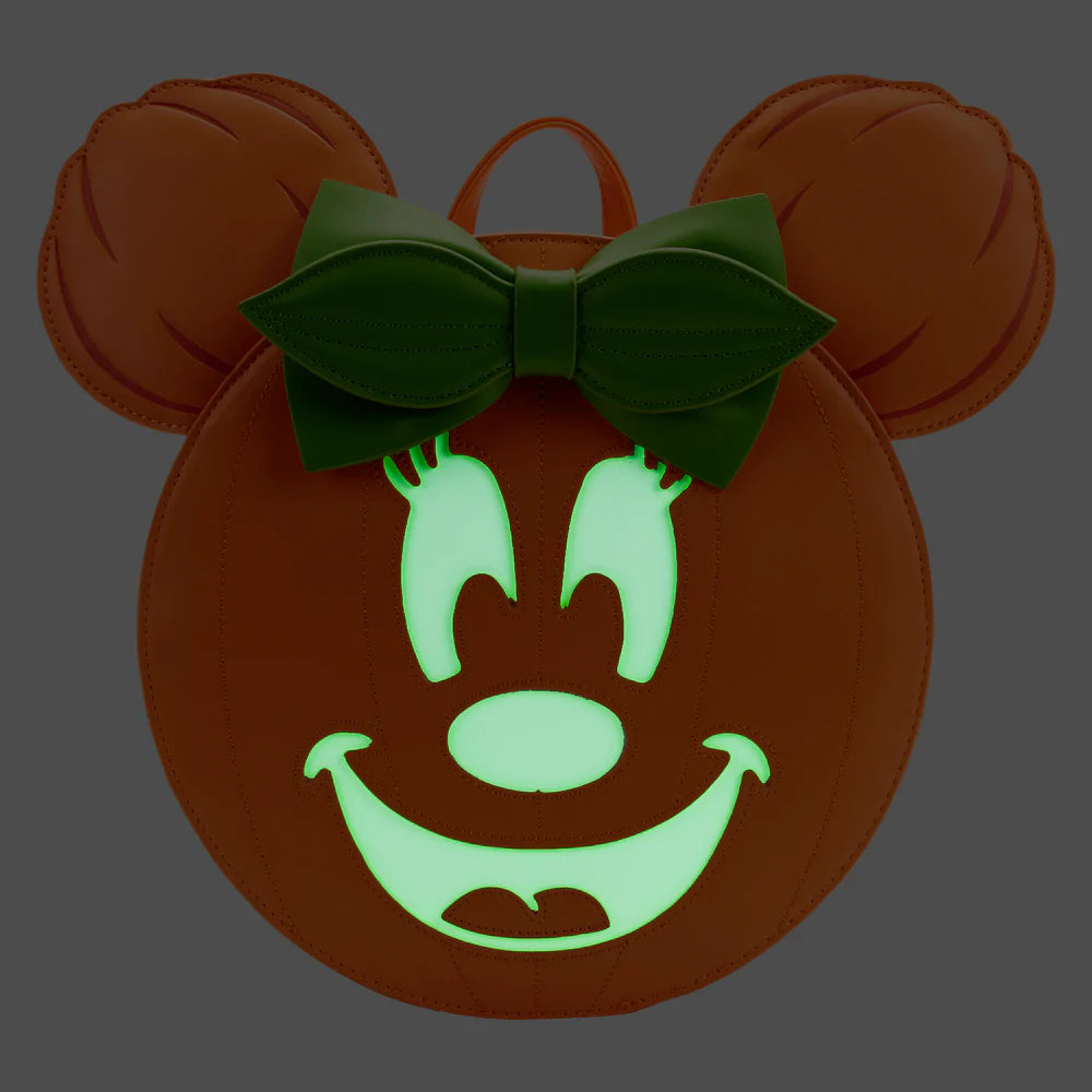 Minnie Mouse Glow in the Dark Pumpkin Mini Backpack