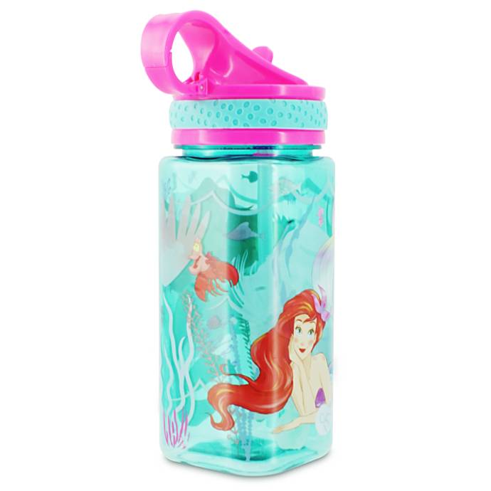 Botella de agua - Ariel - con pajita incorporada