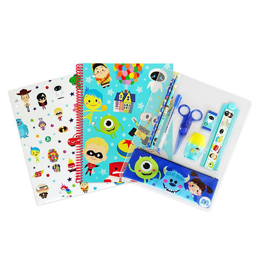 Disney - Kit de suministros de papelería Pixar Pals