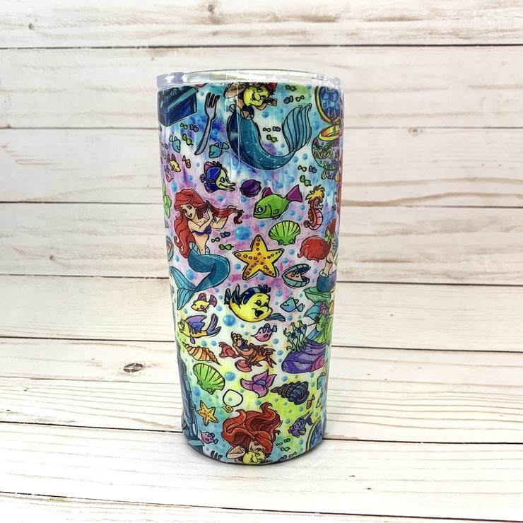 Disney vaso under the sea Disney 16 y 20 oz