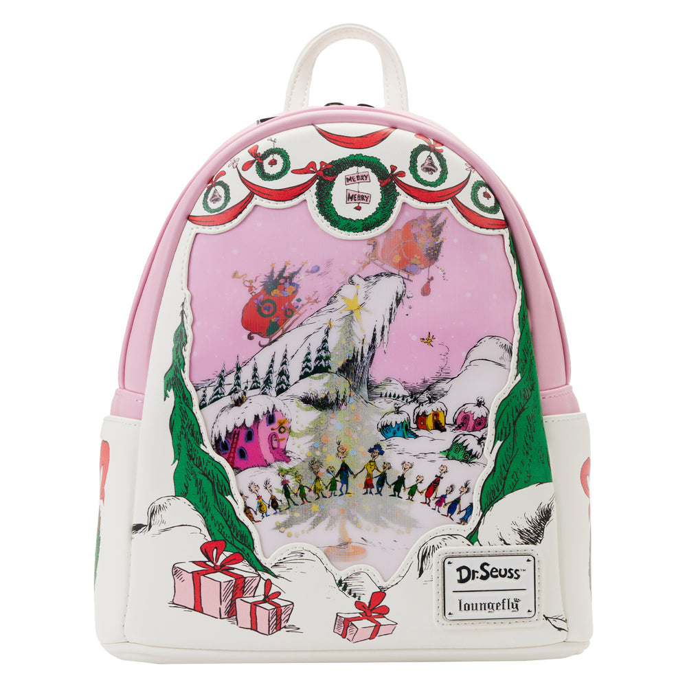 Dr. Seuss' How the Grinch Stole Christmas! Lenticular Scene Mini Backpack