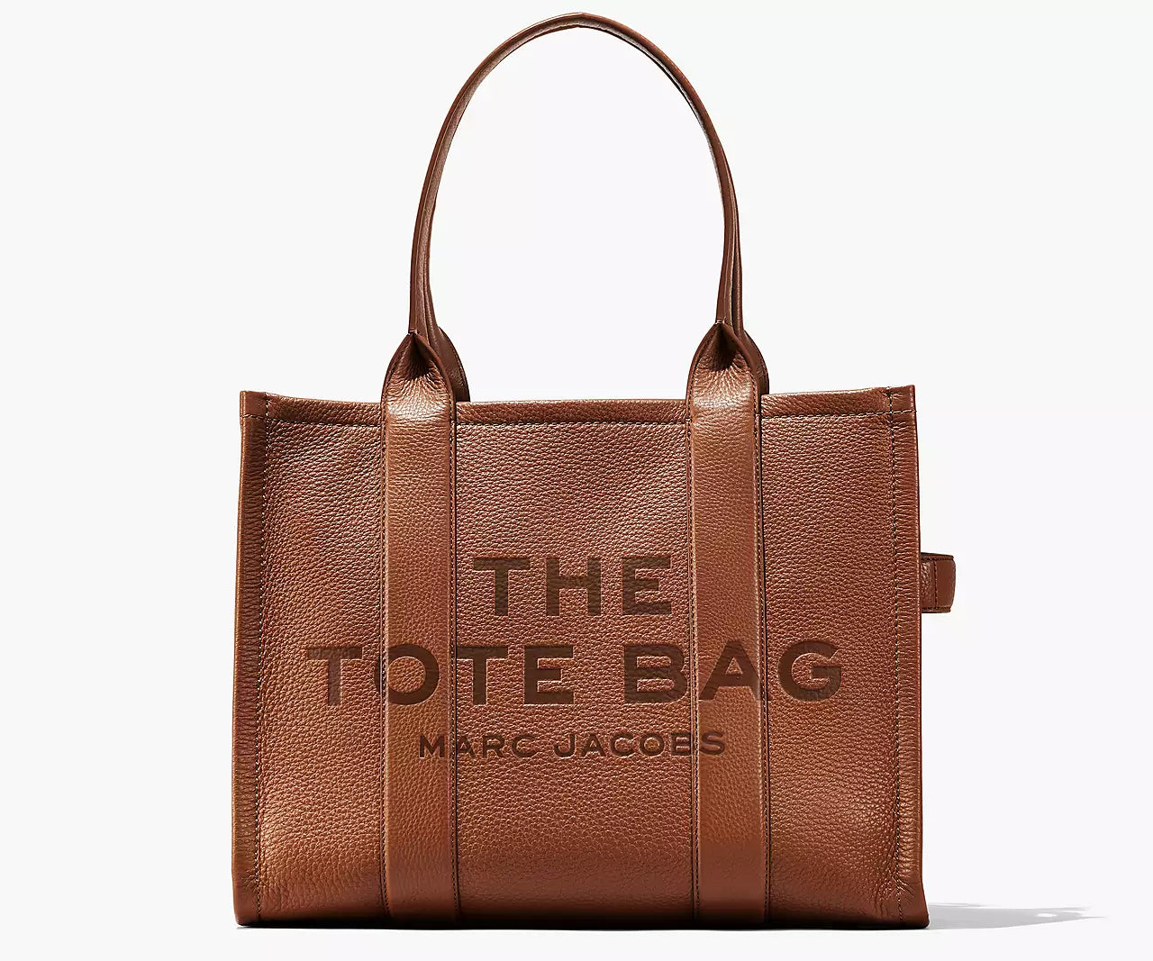THE LEATHER LARGE TOTE BAG- Argan Oil