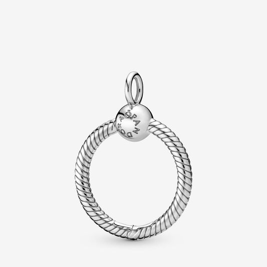 Pandora Moments ~Small O Pendant Silver