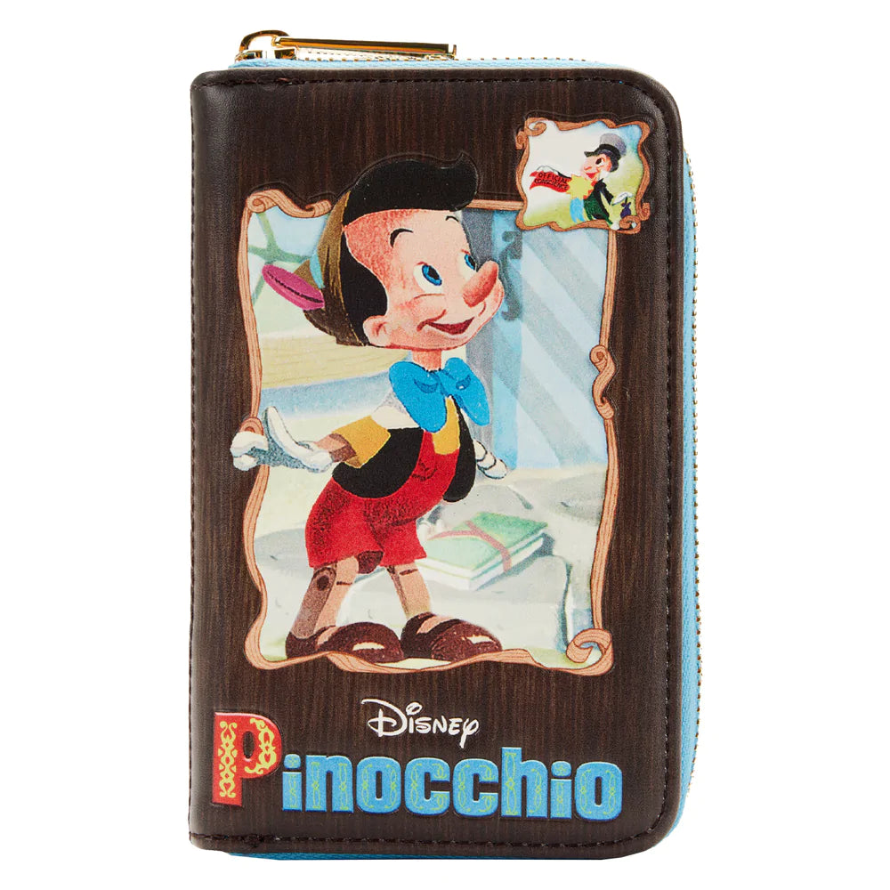 Pinocchio Book Zip Around Wallet