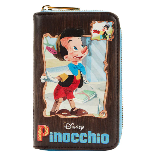 Pinocchio Book Zip Around Wallet