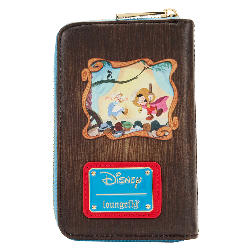 Pinocchio Book Zip Around Wallet