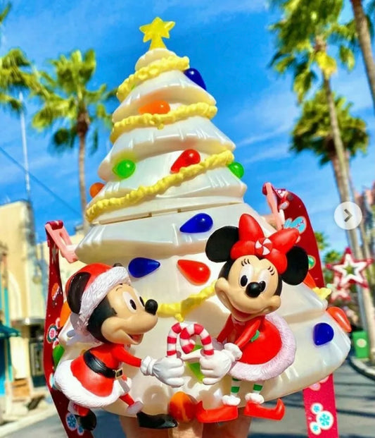 Disney Tokyo Resort Palomera Arbolito Navidad Mickey Minnie