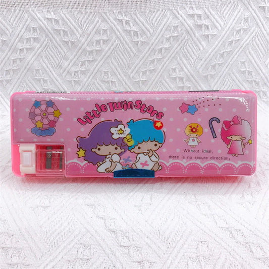 Estuche con dos espacios 23x8x3cm - Little Twin Stars