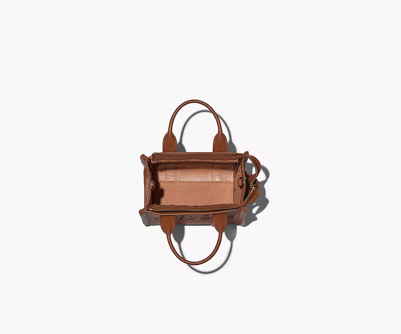 THE LEATHER MICRO TOTE BAG- Argan
