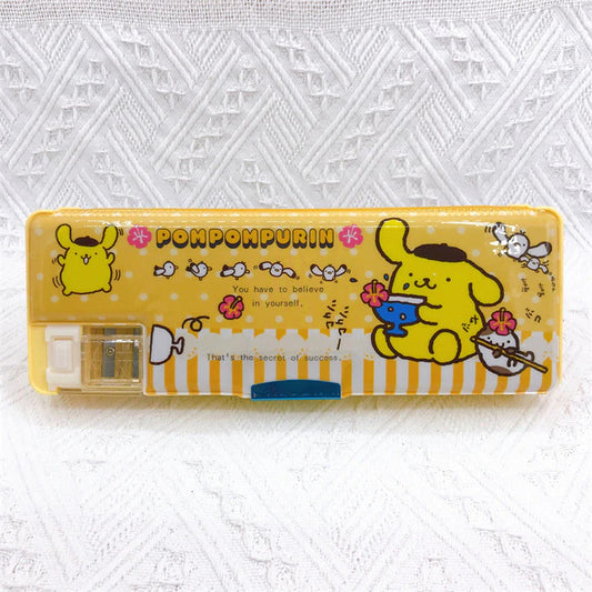 Estuche con dos espacios 23x8x3cm - Pom Pom Purin