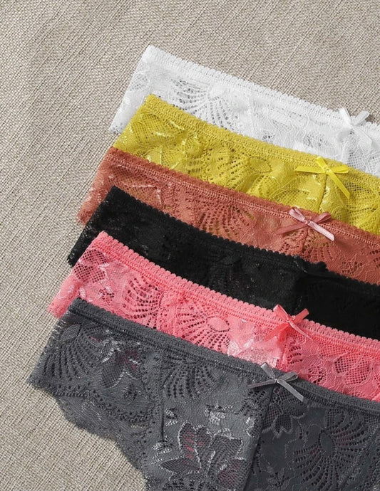 Paquete 6 Panties Encaje