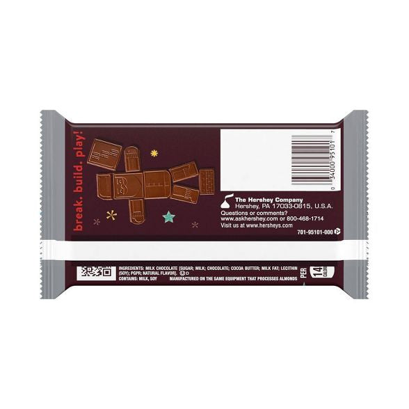 Hershey's Milk Build-A-Santa XL Bar - 4oz