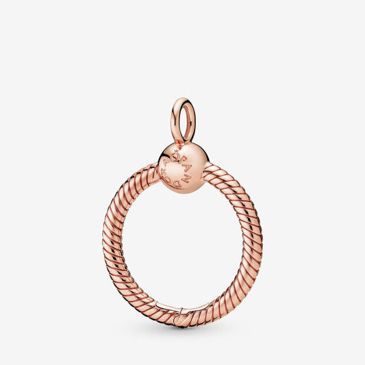 Pandora Moments ~Small O Pendant Rose Gold