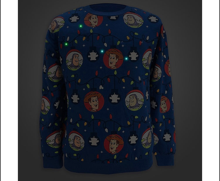 Toy Story Con Luces Holiday Sweater for Adultos