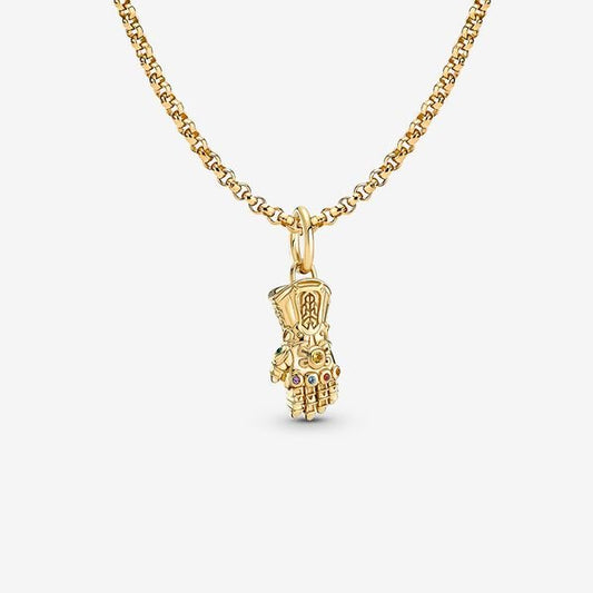 Marvel The Avengers Infinity Gauntlet Necklace Set