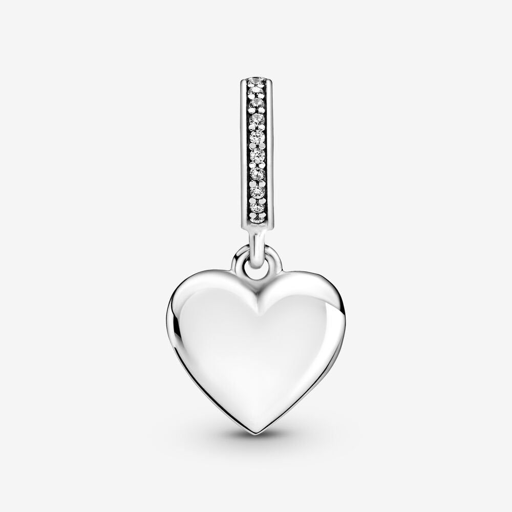 Openable Heart Locket Dangle Charm