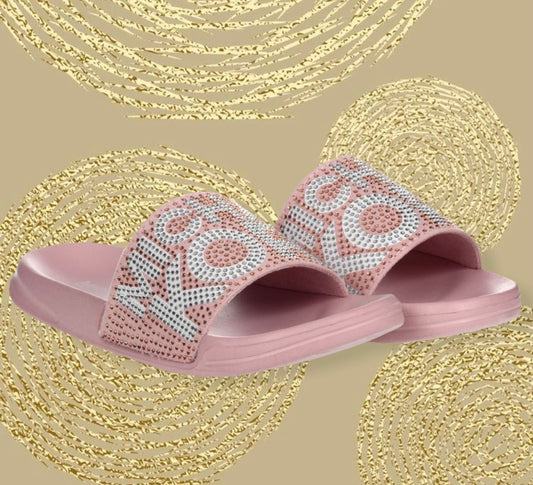 Michael Kors Sandalias Bling Rose Pale - Estará en $798