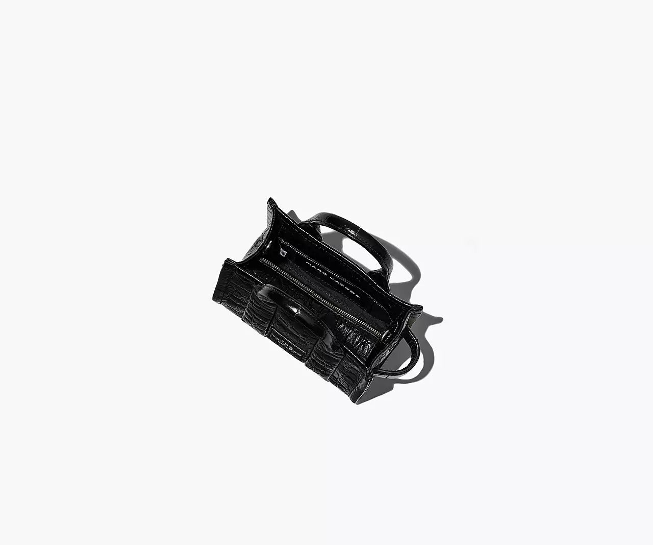 THE MONOGRAM DENIM LARGE TOTE- Black