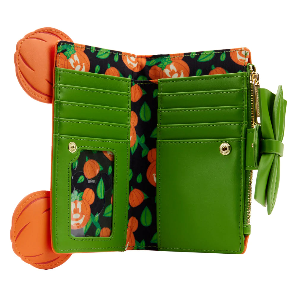 Minnie Mouse Glow in the Dark Pumpkin Flap Wallet