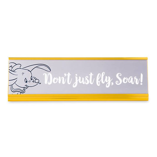 Disney - Placa de identificación de escritorio Dumbo