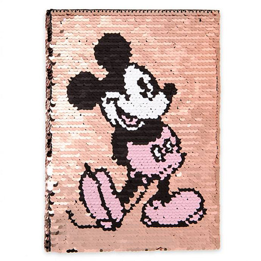 Disney Mickey Mouse Libreta de lentejuelas reversible