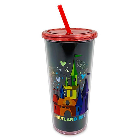 Vaso con pajita Rainbow Disney Collection Disneyland 2020