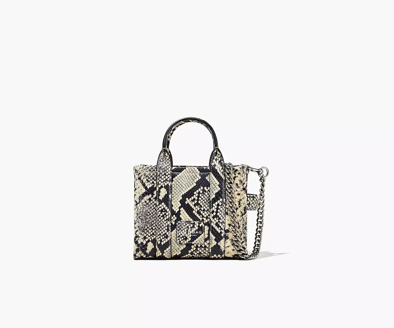 THE SNAKE-EMBOSSED MICRO TOTE BAG SALE PRICE