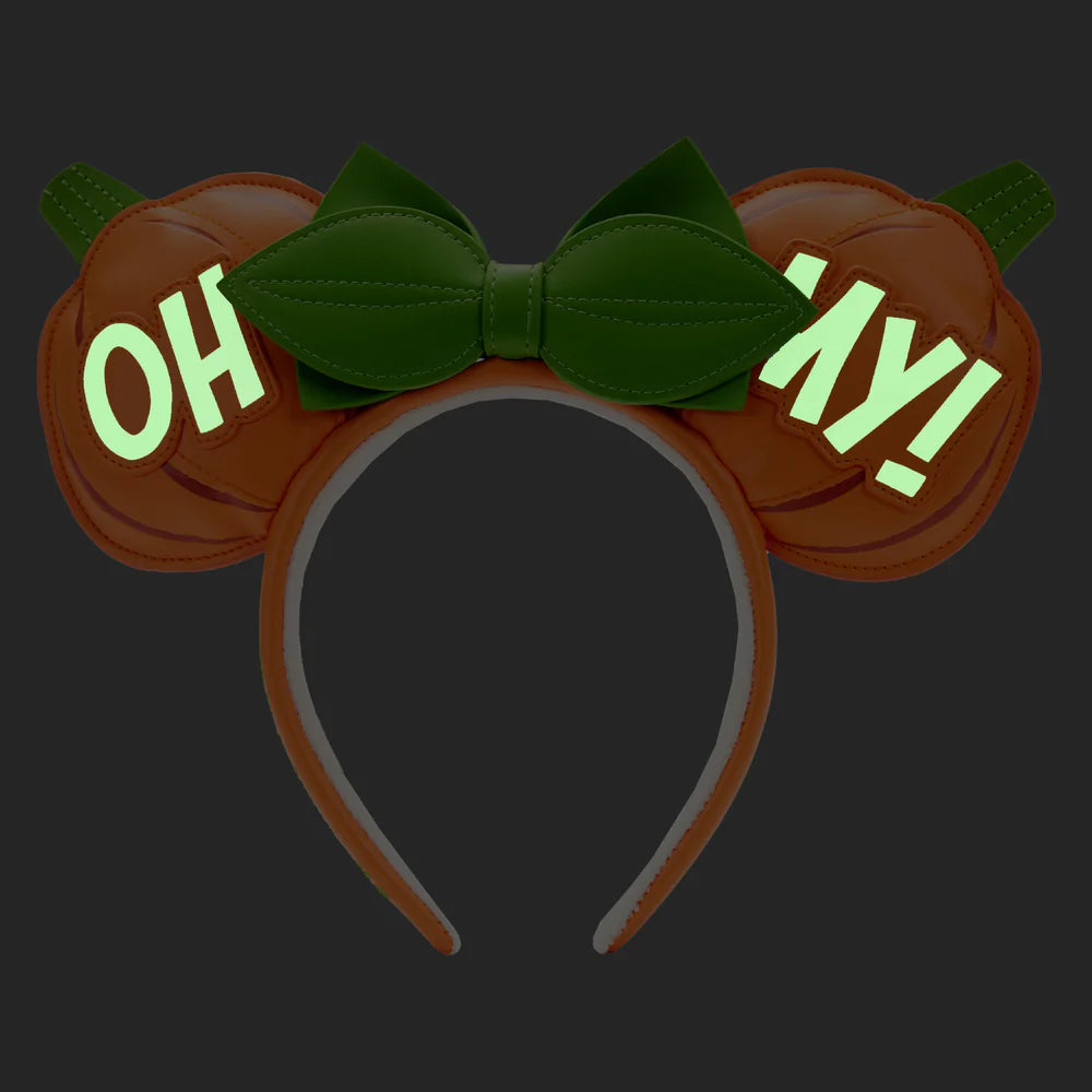 Minnie Mouse "Oh My!" Pumpkin Glow Ear Headband